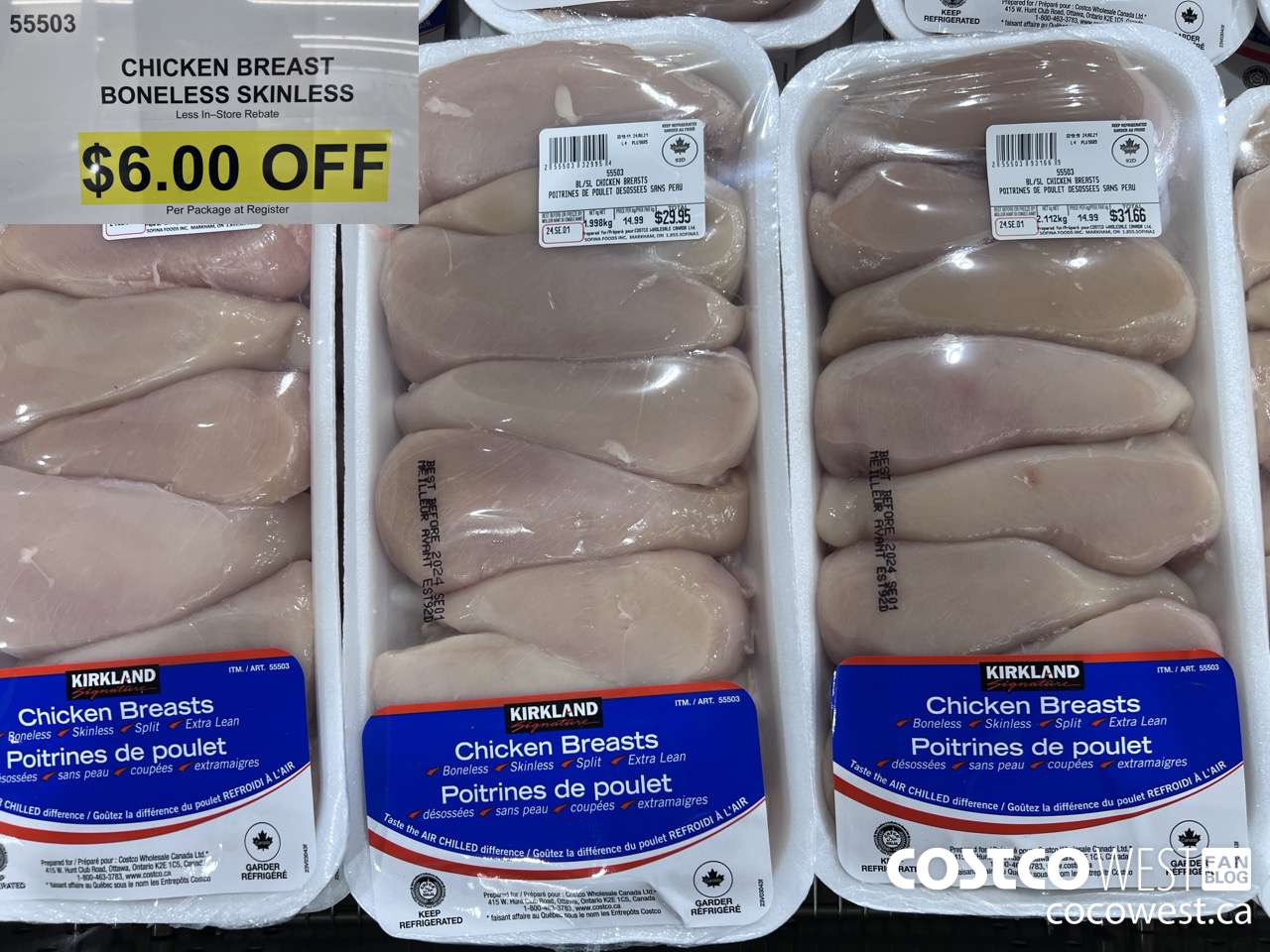 99903 CHICKEN BREASTS  ($6.00 INSTANT SAVINGS)