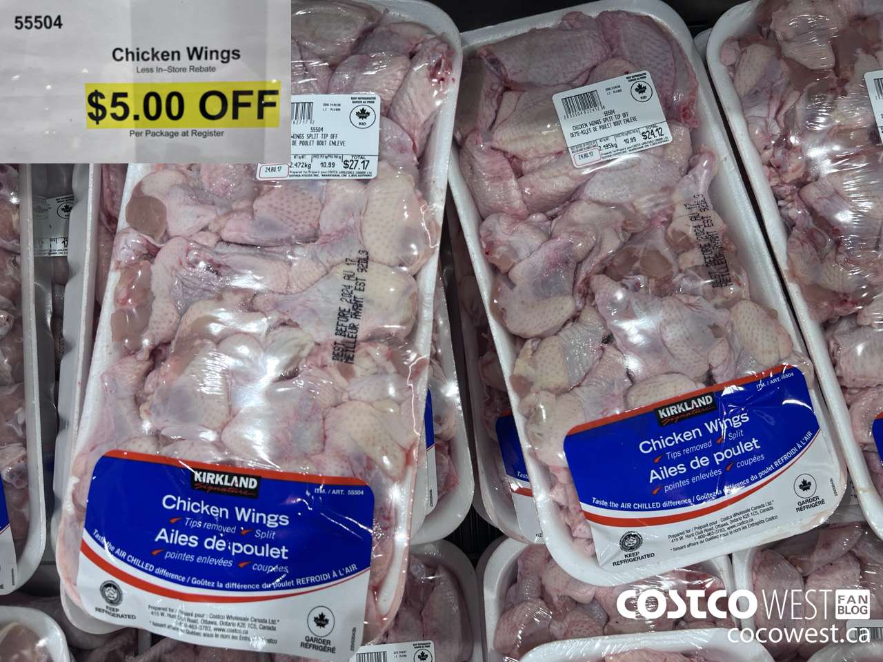 55504 CHICKEN WINGS ($5.00 INSTANT SAVINGS)
