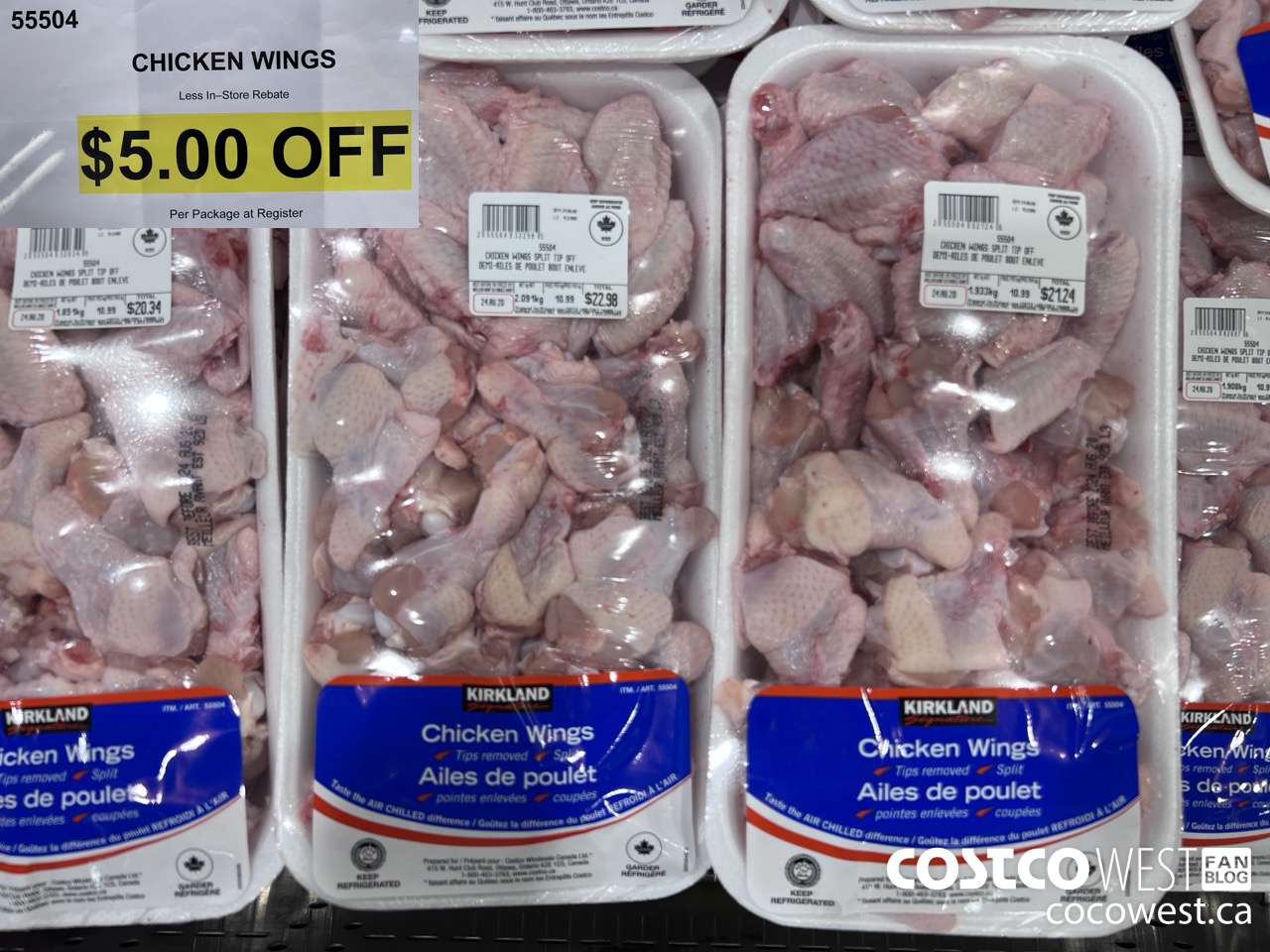 55504 CHICKEN WINGS ($5.00 INSTANT SAVINGS)