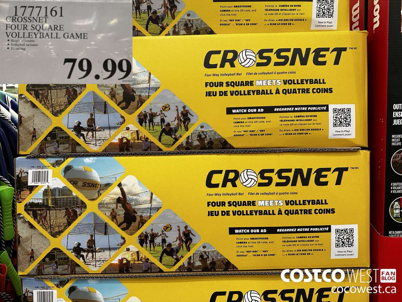 1777161 CROSSNET FOUR SQUARE VOLLEYBALL GAME $79.99