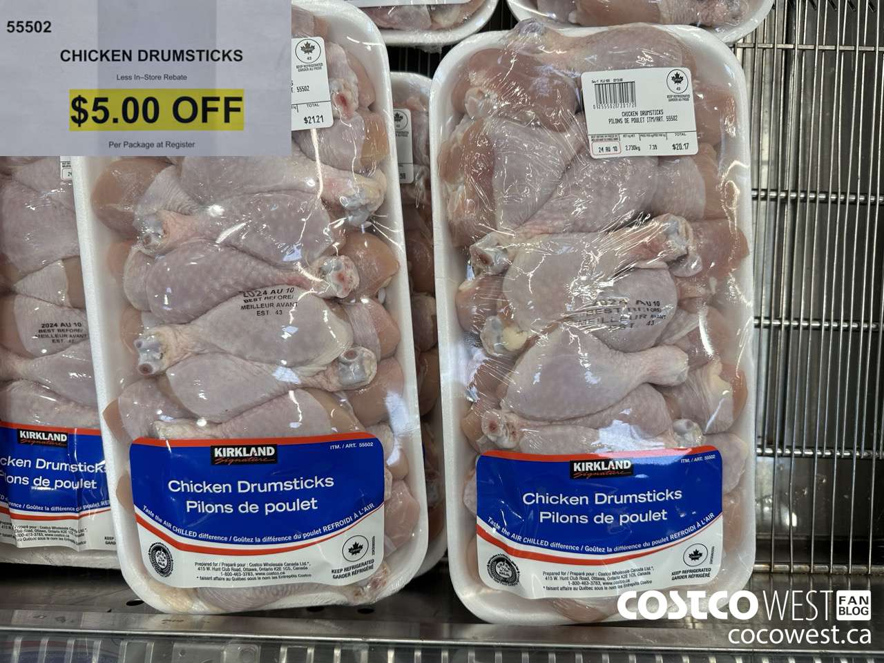 55502 Chicken Drumsticks ($5.00 INSTANT SAVINGS)