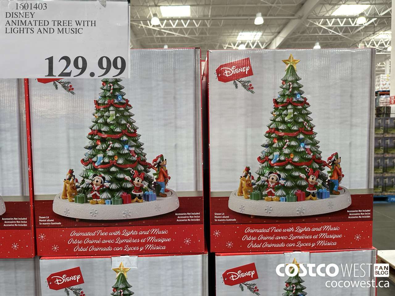 1601403 DISNEY ANIMATED TREE WITH LIGHTS AND MUSIC $129.99