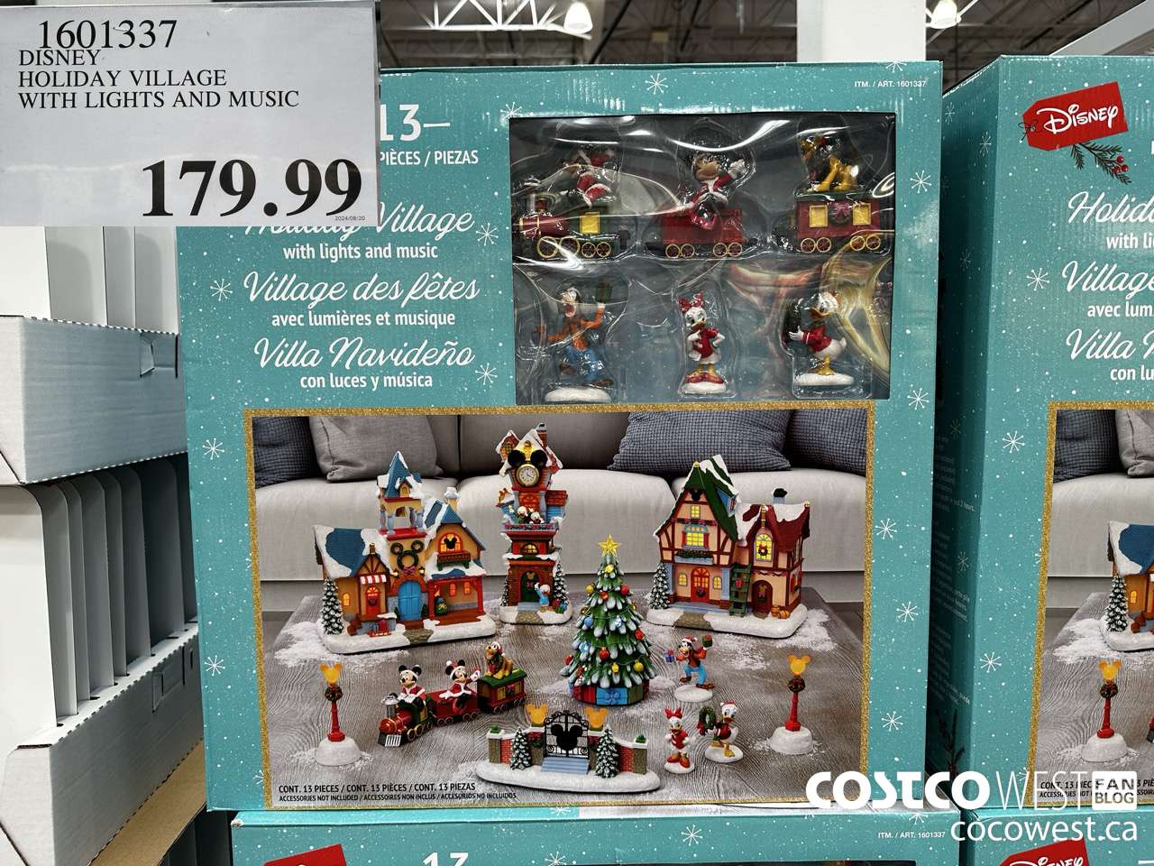 1601337 DISNEY HOLIDAY VILLAGE WITH LIGHTS AND MUSIC $179.99