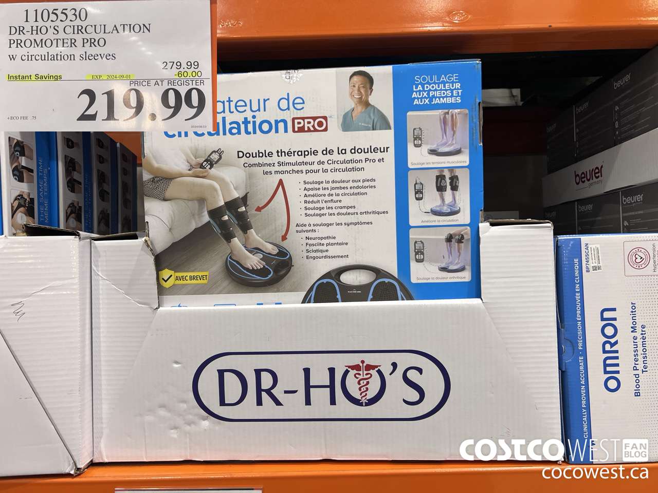 1105530 DR-HO'S CIRCULATION PROMOTER PRO W CIRCULATION SLEEVES ($60.00 INSTANT SAVINGS EXPIRES ON 2024-09-01) $219.99