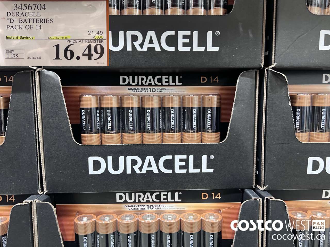 3456704 “DURACELL 
