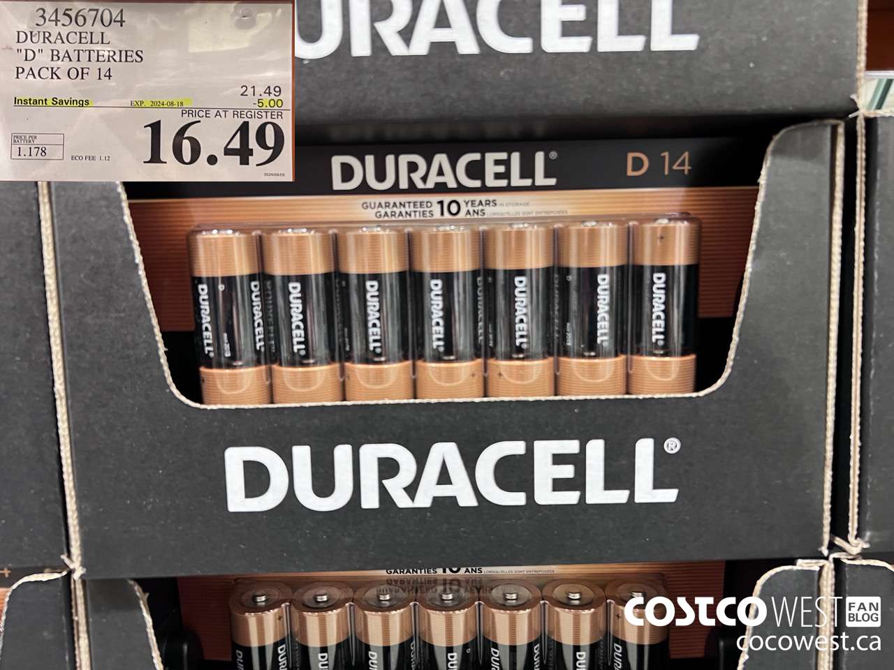 3456704 “DURACELL 