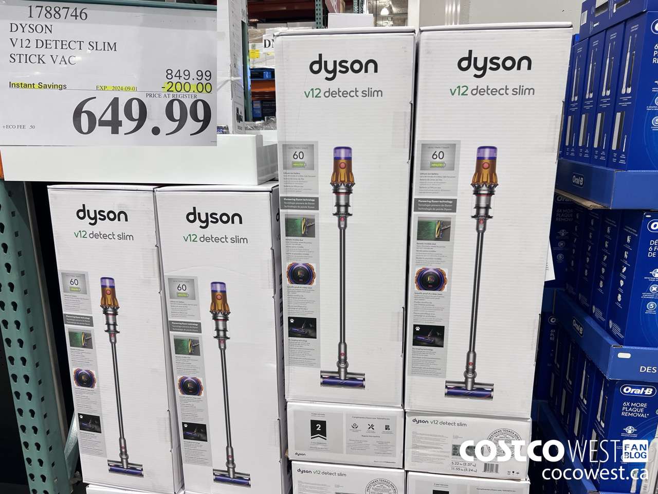 1788746 DYSON V12 DETECT SLIM STICK VAC ($200.00 INSTANT SAVINGS EXPIRES ON 2024-09-01) $649.99