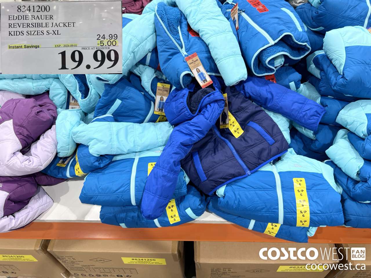 8341200 EDDIE BAUER REVERSIBLE JACKET KIDS SIZES S-XL ($5.00 INSTANT SAVINGS EXPIRES ON 2024-09-01) $19.99