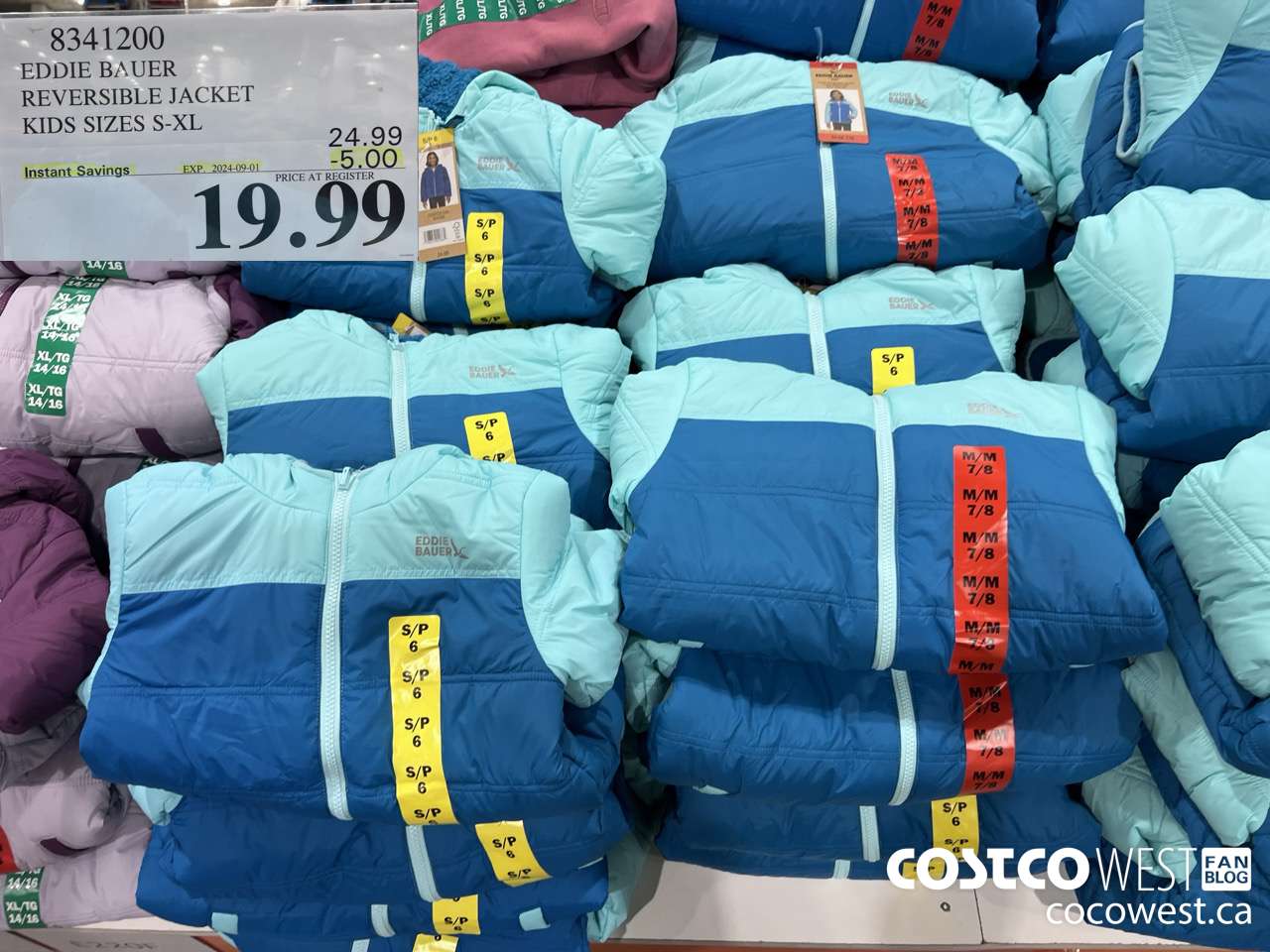 8341200 EDDIE BAUER REVERSIBLE JACKET KIDS SIZES S-XL ($5.00 INSTANT SAVINGS EXPIRES ON 2024-09-01) $19.99