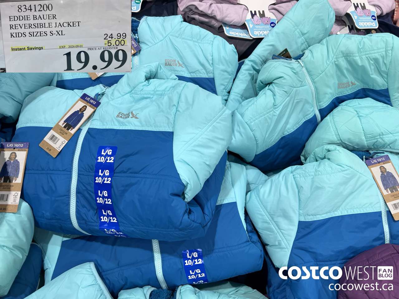 8341200 EDDIE BAUER REVERSIBLE JACKET KIDS SIZES S-XL ($5.00 INSTANT SAVINGS EXPIRES ON 2024-09-01) $19.99