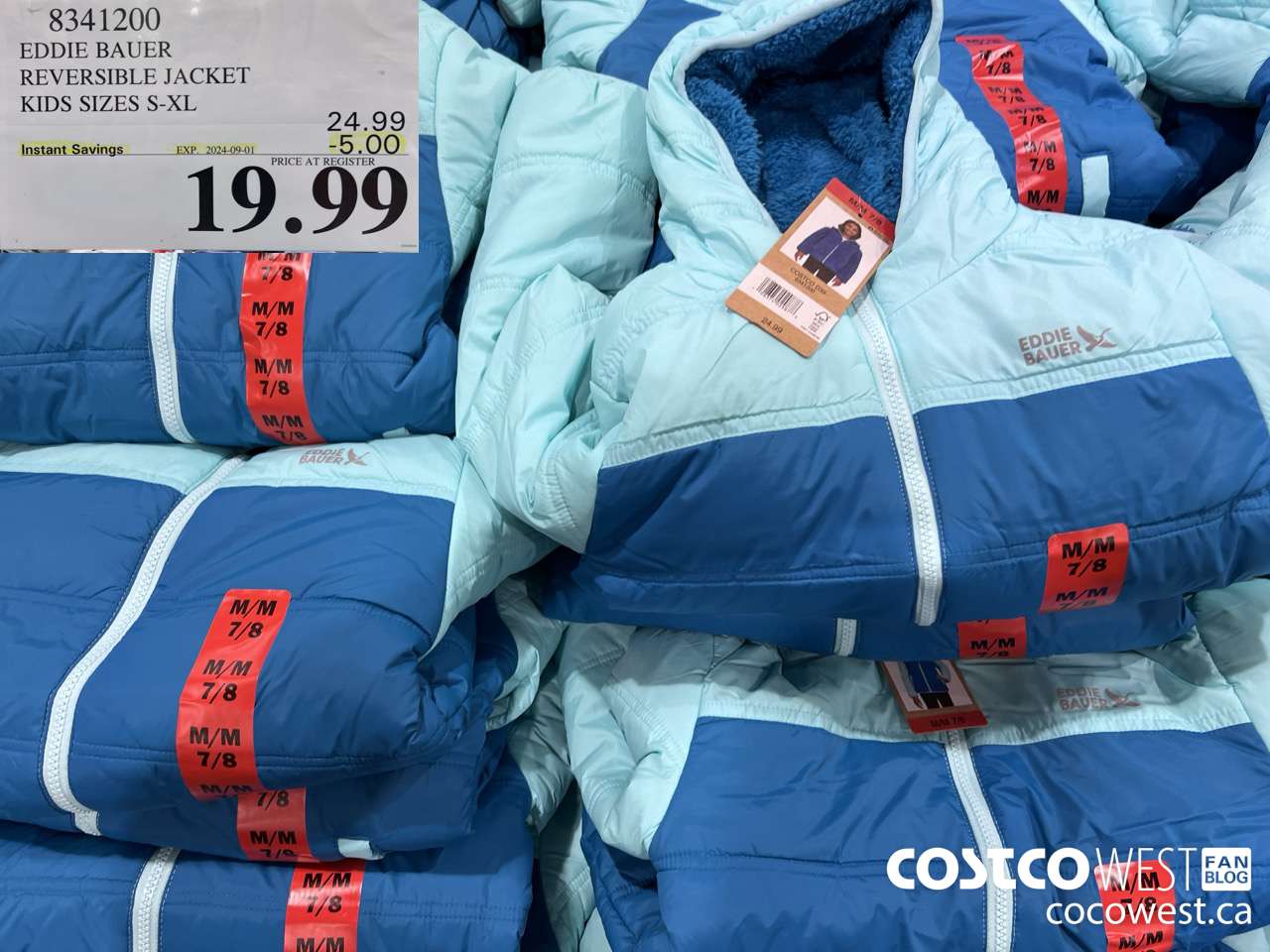 8341200 EDDIE BAUER REVERSIBLE JACKET KIDS SIZES S-XL ($5.00 INSTANT SAVINGS EXPIRES ON 2024-09-01) $19.99