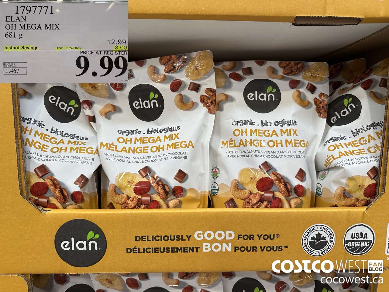 1797771 ELAN OH MEGA MIX 681G ($3.00 INSTANT SAVINGS EXPIRES ON 2024-08-18) $9.99