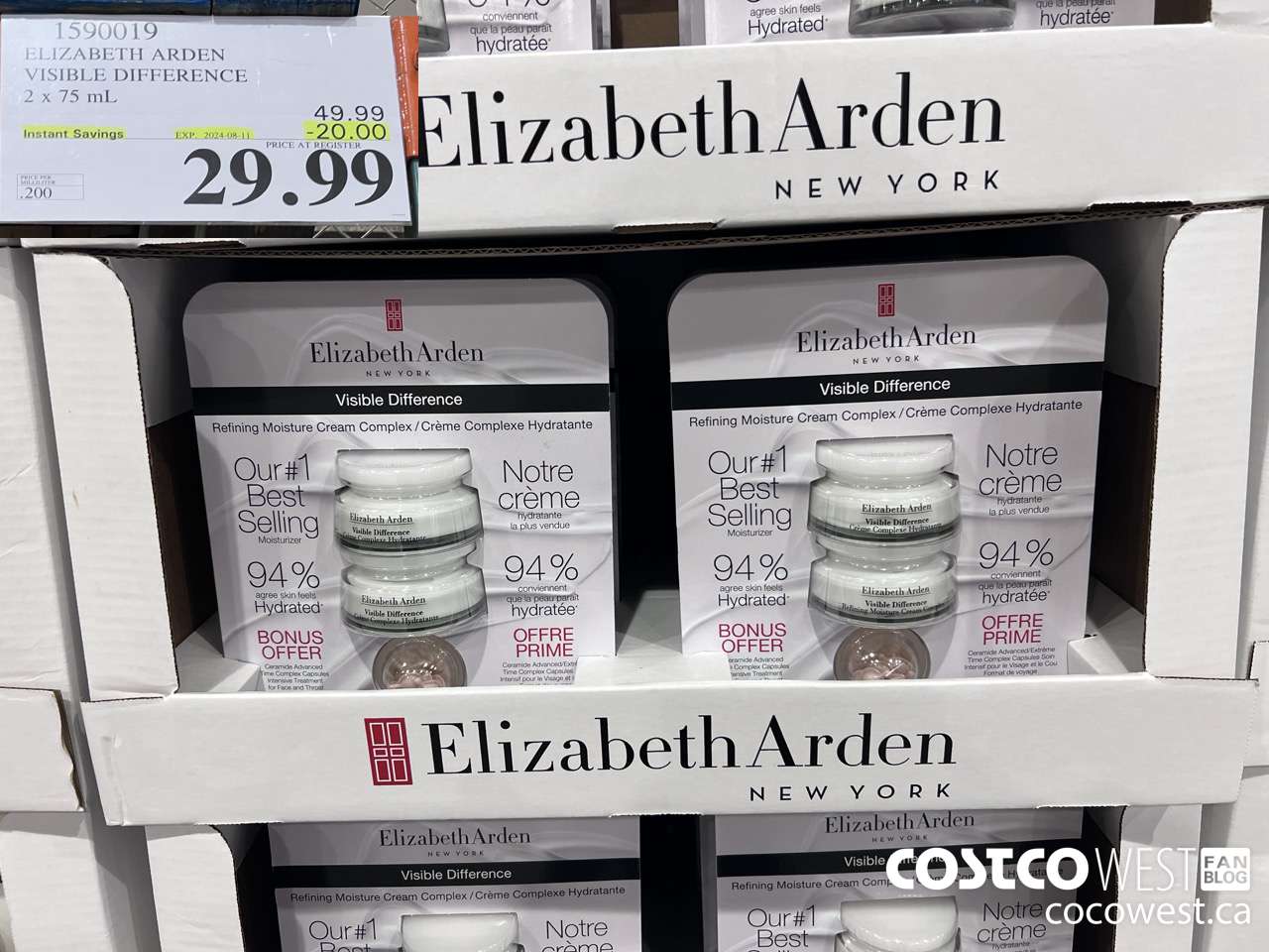 1590019 ELIZABETH ARDEN VISIBLE DIFFERENCE 2 X 75 ML ($20.00 INSTANT SAVINGS EXPIRES ON 2024-08-11) $29.99