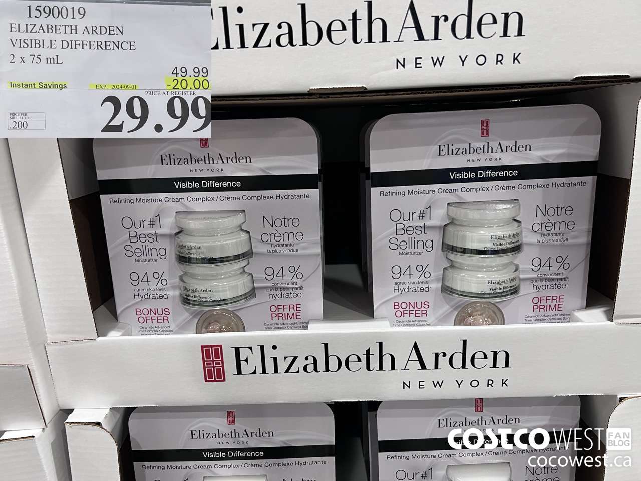 1590019 ELIZABETH ARDEN VISIBLE DIFFERENCE 2 X 75 ML ($20.00 INSTANT SAVINGS EXPIRES ON 2024-09-01) $29.99