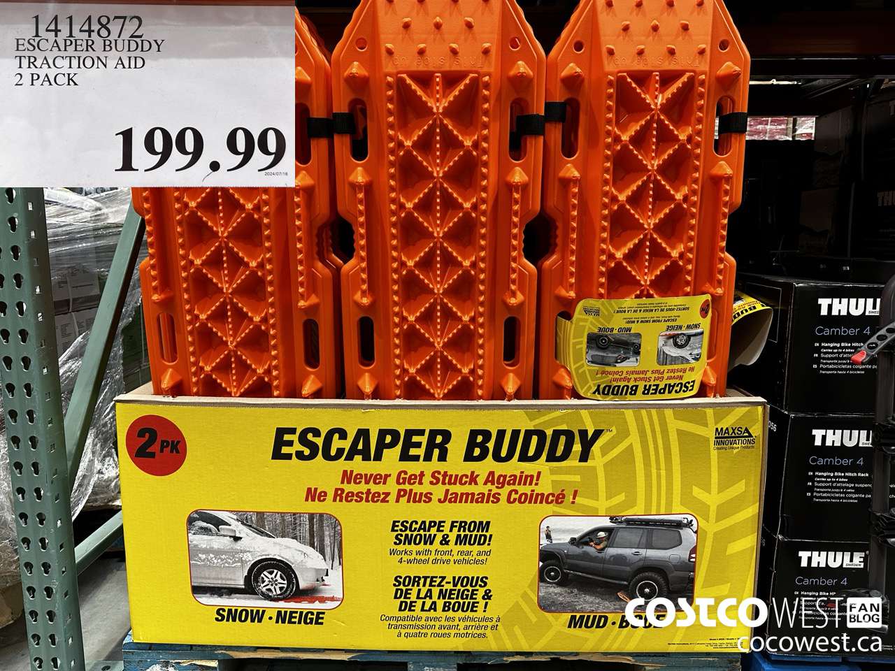 1414872 ESCAPER BUDDY TRACTION AID 2 PACK $199.99