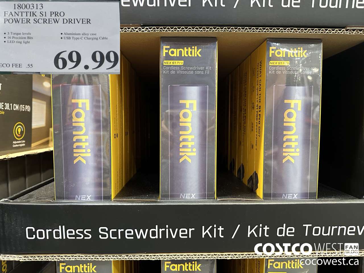 1800313 FANTTIK S1 PRO POWER SCREW DRIVER $69.99