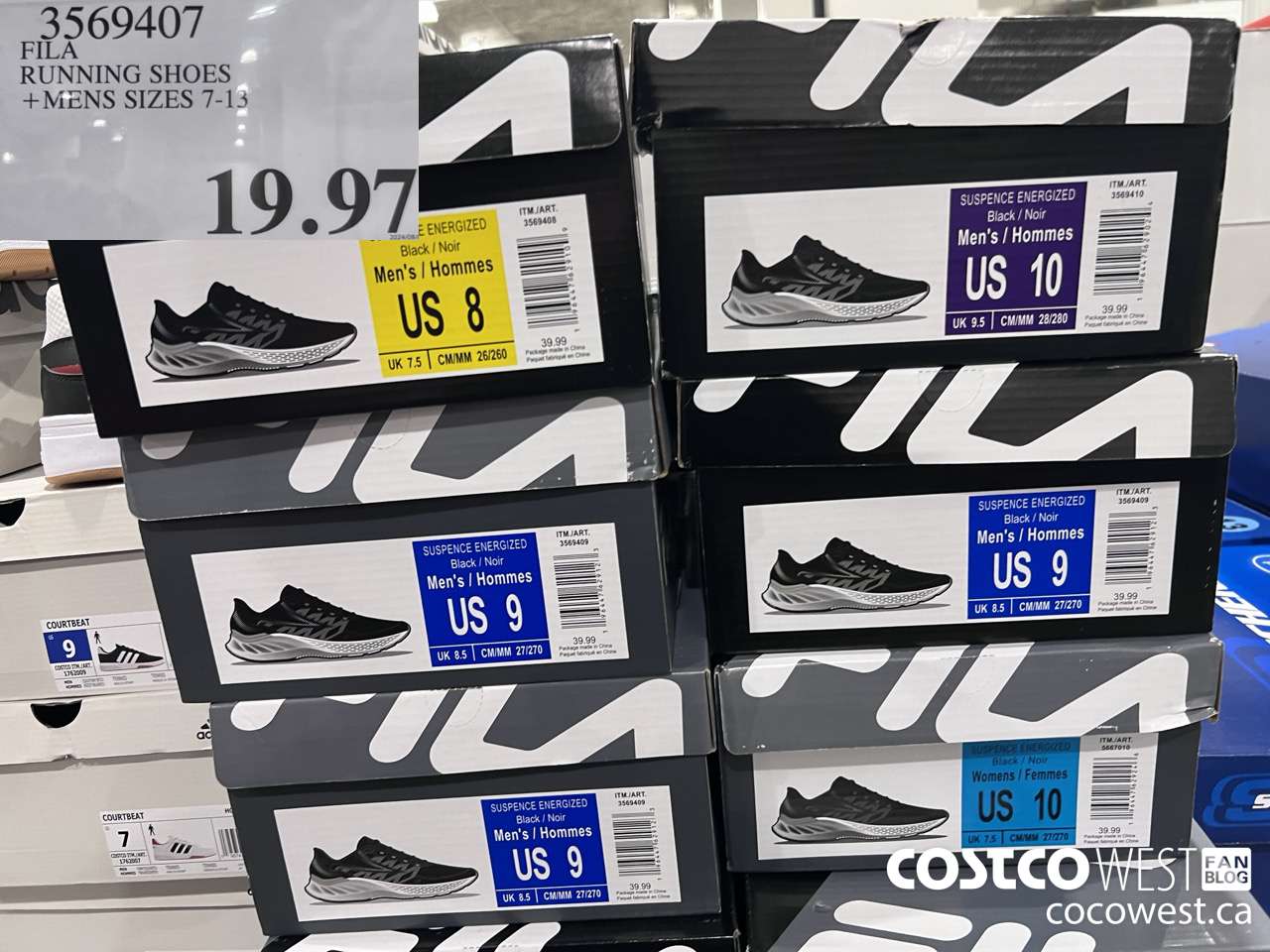 3569407 FILA RUNNING SHOES MENS SIZES 7-13 $19.97