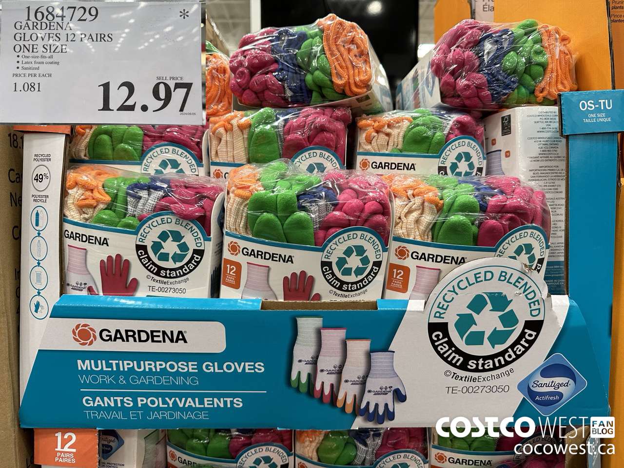 1684729 GARDENA GLOVES PACK OF 12 ONE SIZE $12.97