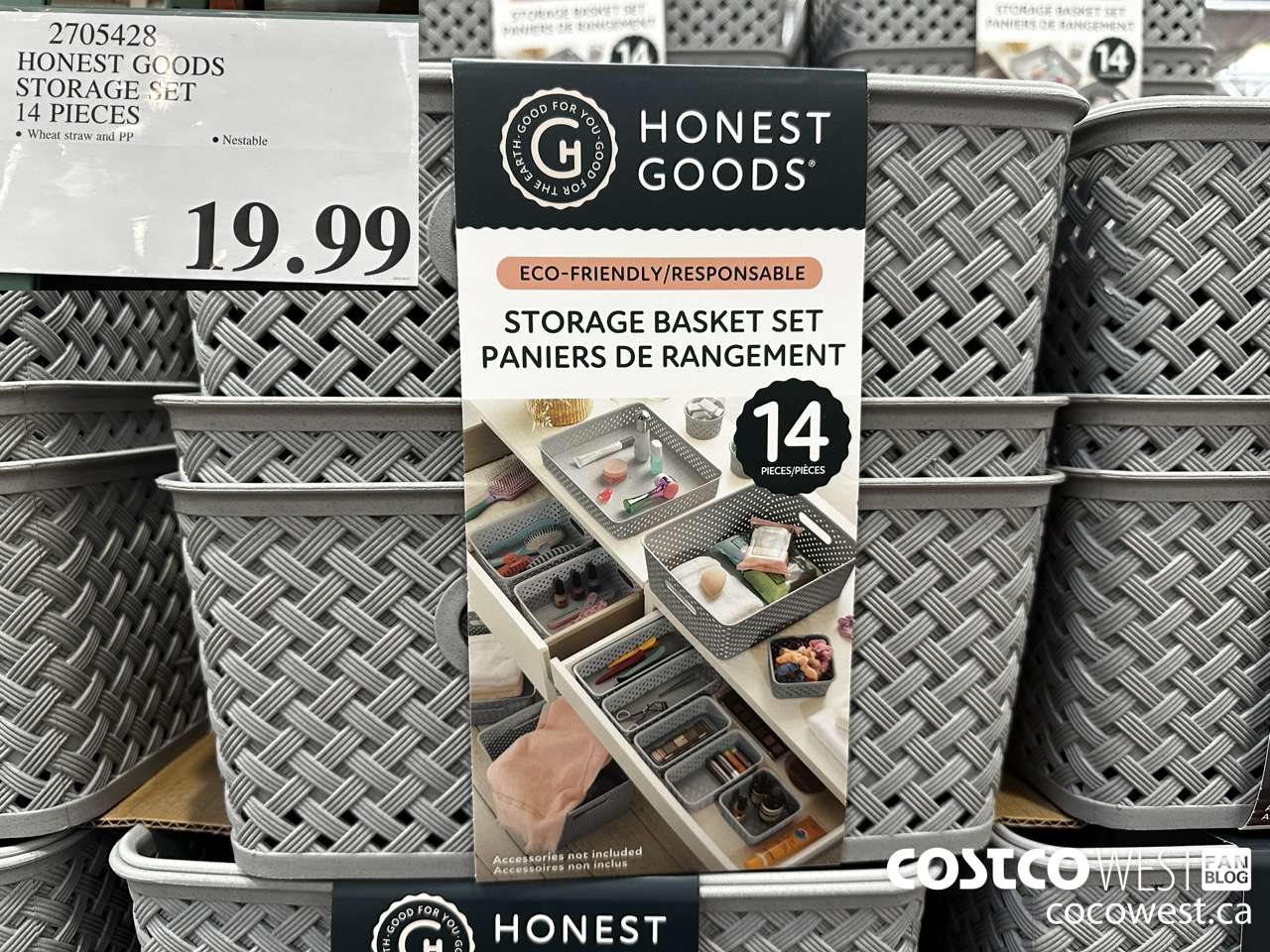 2705428 HONEST GOOD STORAGE SET 14 PIECES $19.99