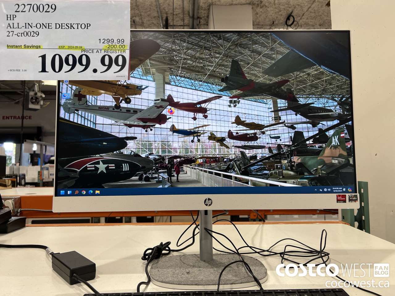 2270029 HP ALL-IN-ONE COMPUTER 27-CR0029 ($200.00 INSTANT SAVINGS EXPIRES ON 2024-09-04) $1099.99