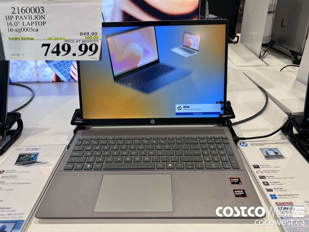 2160003 HP PAVILION 16.0