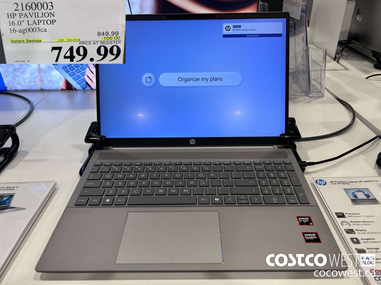 2160003 HP PAVILION 16.0