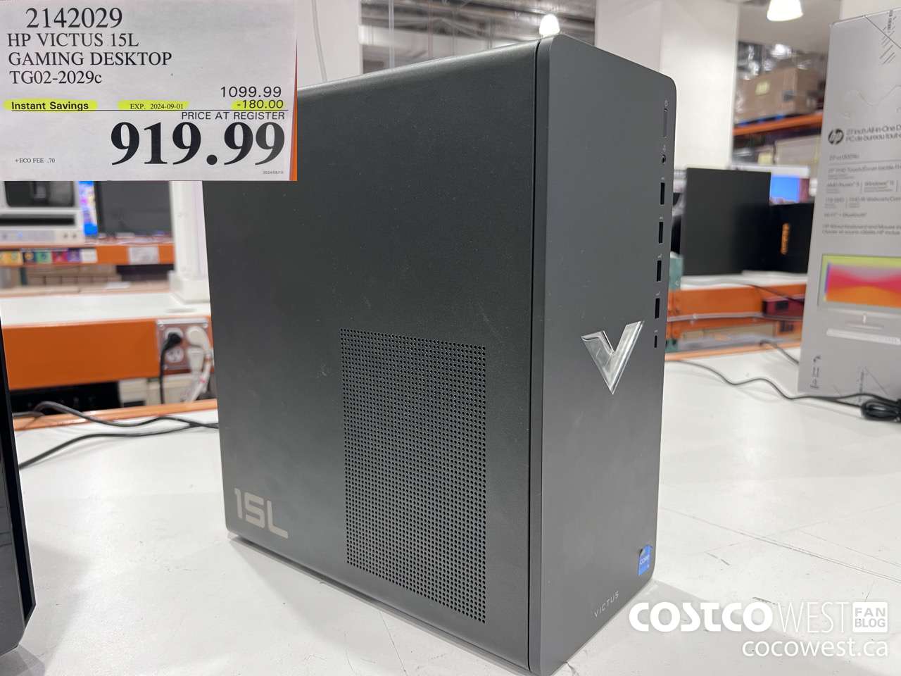 2142029 HP VICTUS 15L GAMING LAPTOP TG02-2029C ($180.00 INSTANT SAVINGS EXPIRES ON 2024-09-01) $919.99