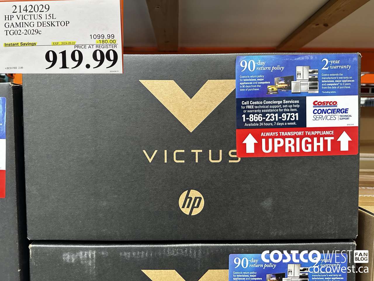 2142029 HP VICTUS 15L GAMING LAPTOP TG02-2029C ($180.00 INSTANT SAVINGS EXPIRES ON 2024-09-01) $919.99