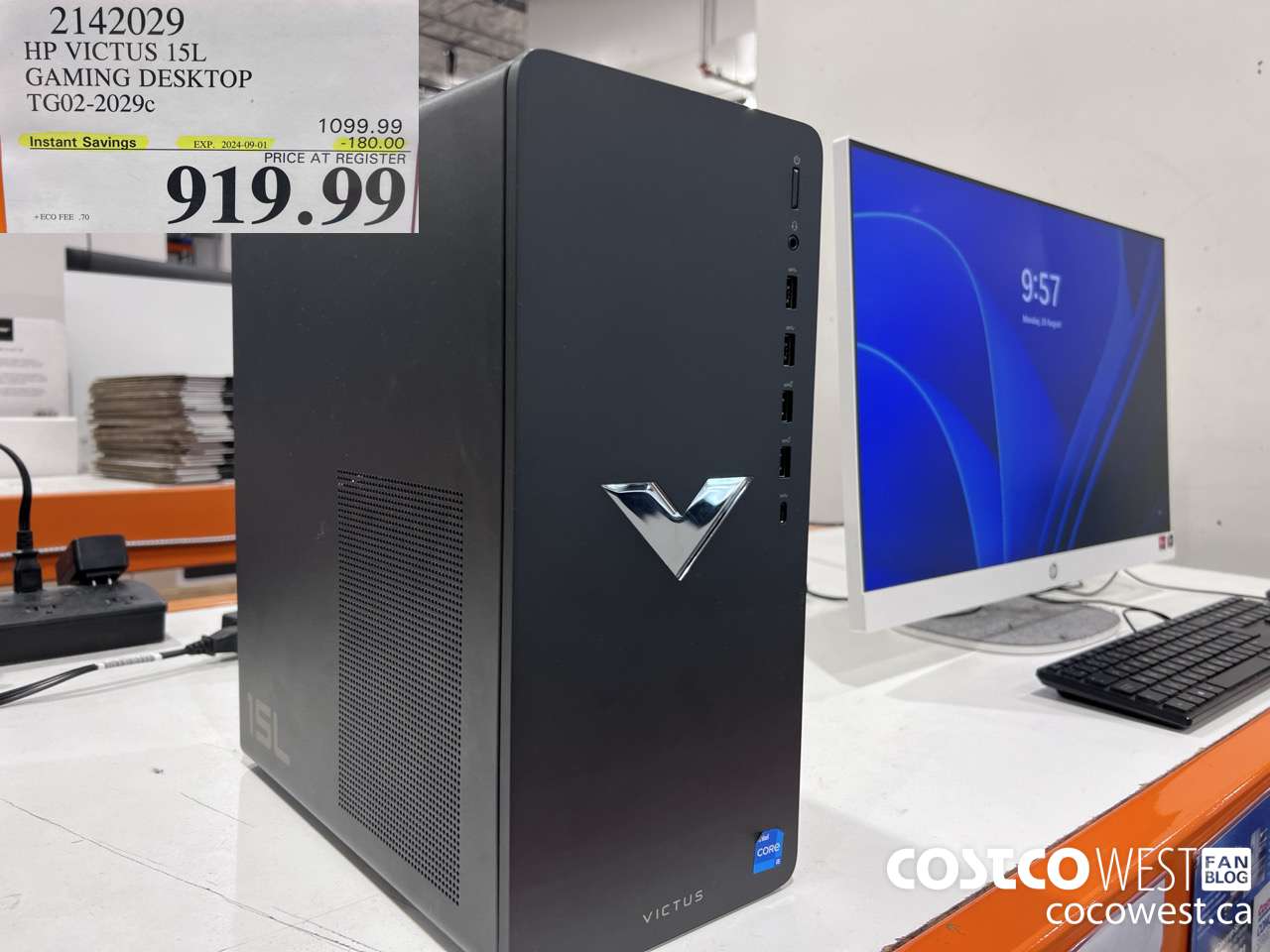 2142029 HP VICTUS 15L GAMING LAPTOP TG02-2029C ($180.00 INSTANT SAVINGS EXPIRES ON 2024-09-01) $919.99