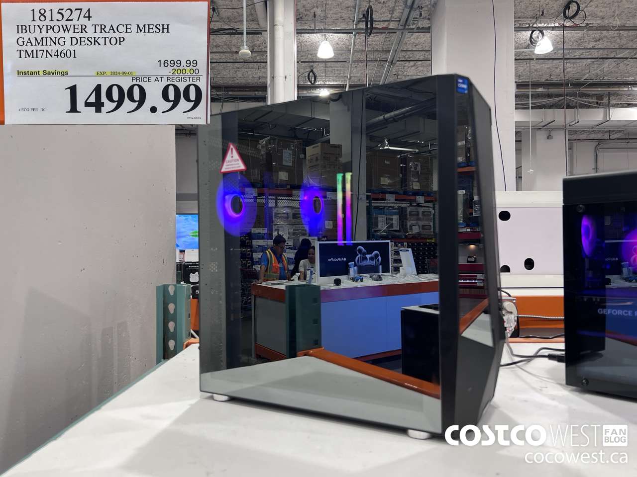 1815274 IBUYPOWER TRACE MESH GAMING DESKTOP TMI7N4601 ($200.00 INSTANT SAVINGS EXPIRES ON 2024-09-01) $1499.99