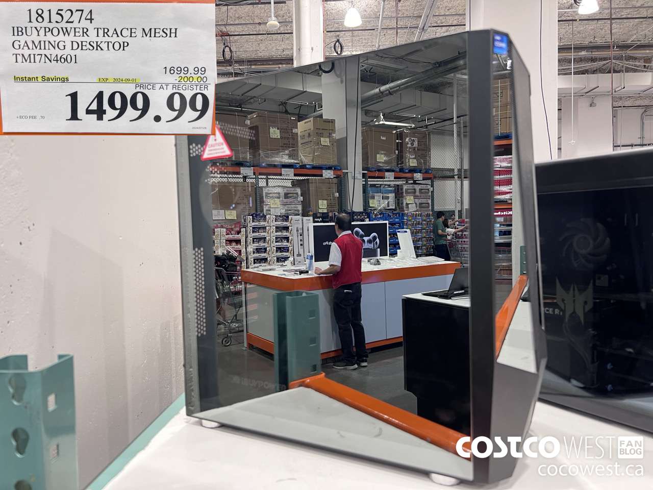 1815274 IBUYPOWER TRACE MESH GAMING DESKTOP TMI7N4601 ($200.00 INSTANT SAVINGS EXPIRES ON 2024-09-01) $1499.99