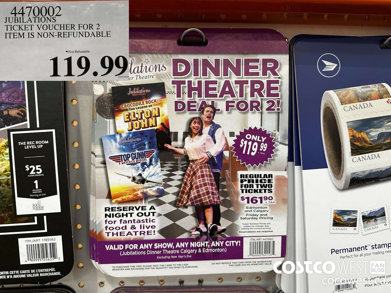 4470002 JUBILATIONS TICKET VOUCHER FOR 2 ITEM IS NON-REFUNDABLE $119.99