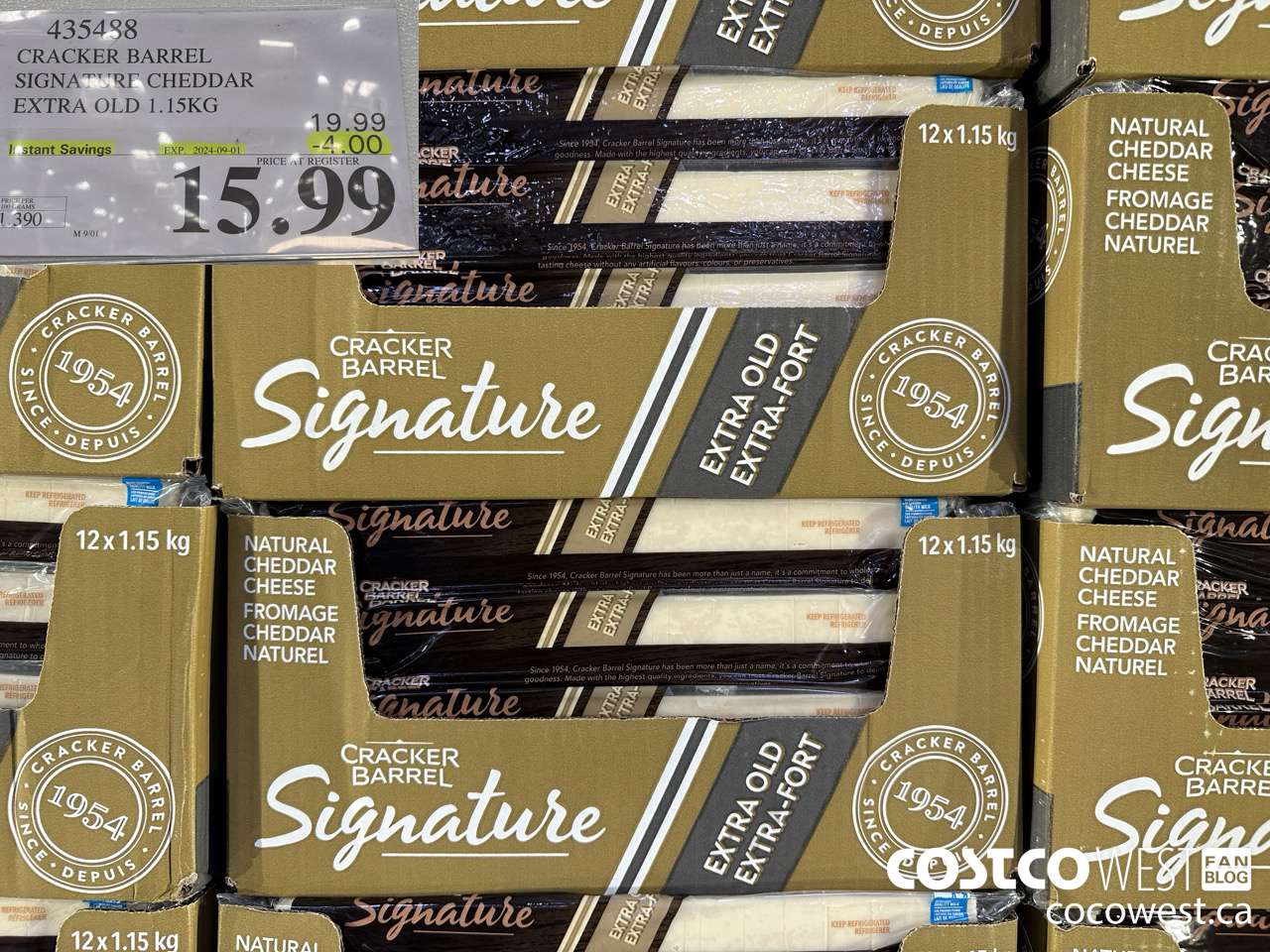 435488 KRAFT EXTRA OLD CHEDDAR 1.15 KG ($4.00 INSTANT SAVINGS EXPIRES ON 2024-09-01) $15.99