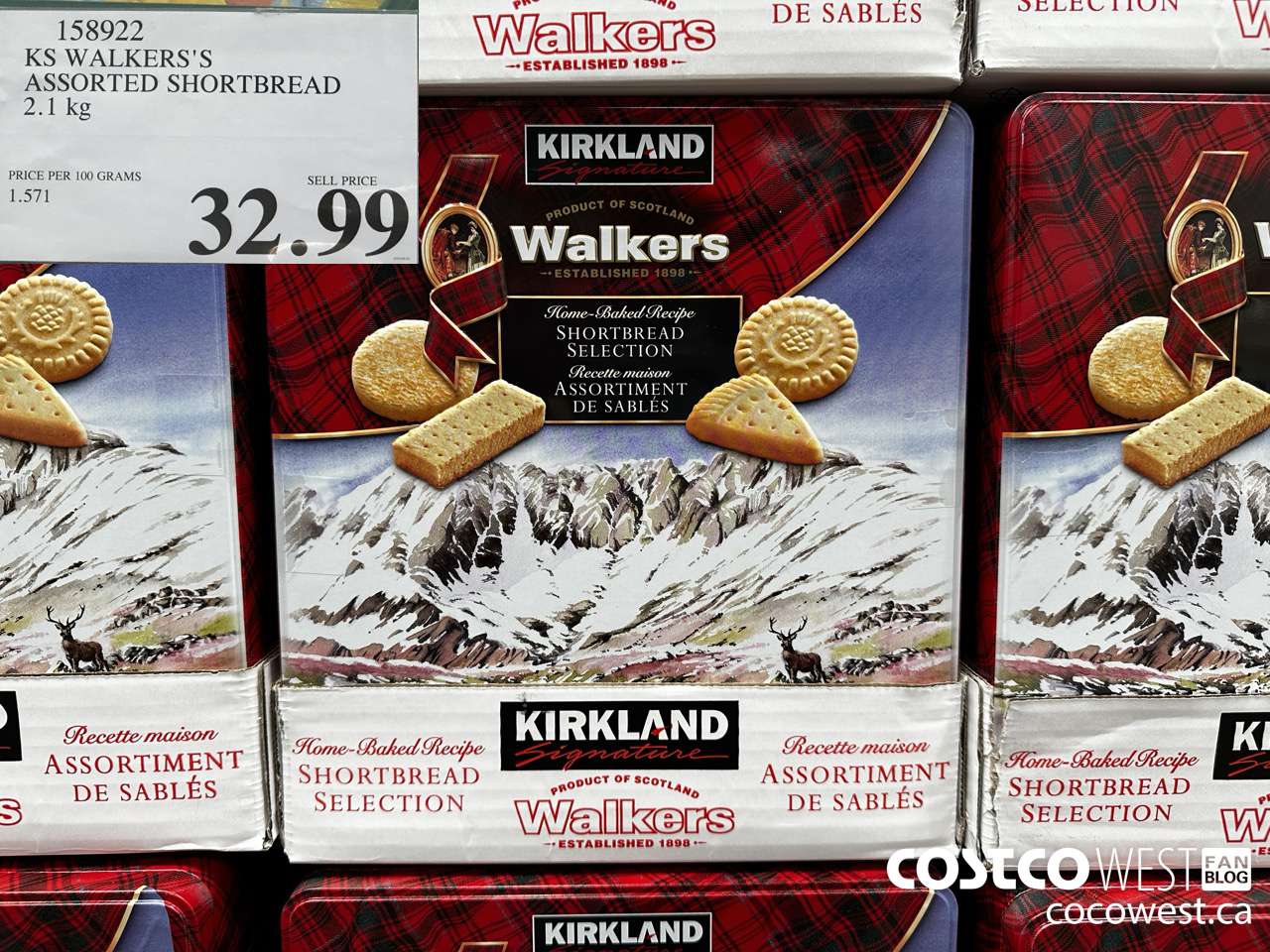158922 KS WALKERS'S ASSORTED SHORTBREAD 2.1 KG $32.99
