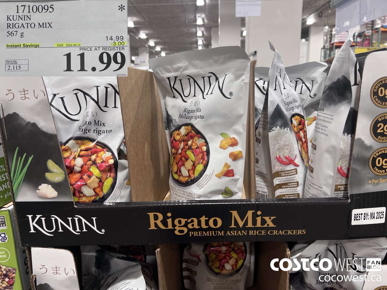 1710095 KUNIN RIGATO MIX 567G ($3.00 INSTANT SAVINGS EXPIRES ON 2024-08-15) $11.99