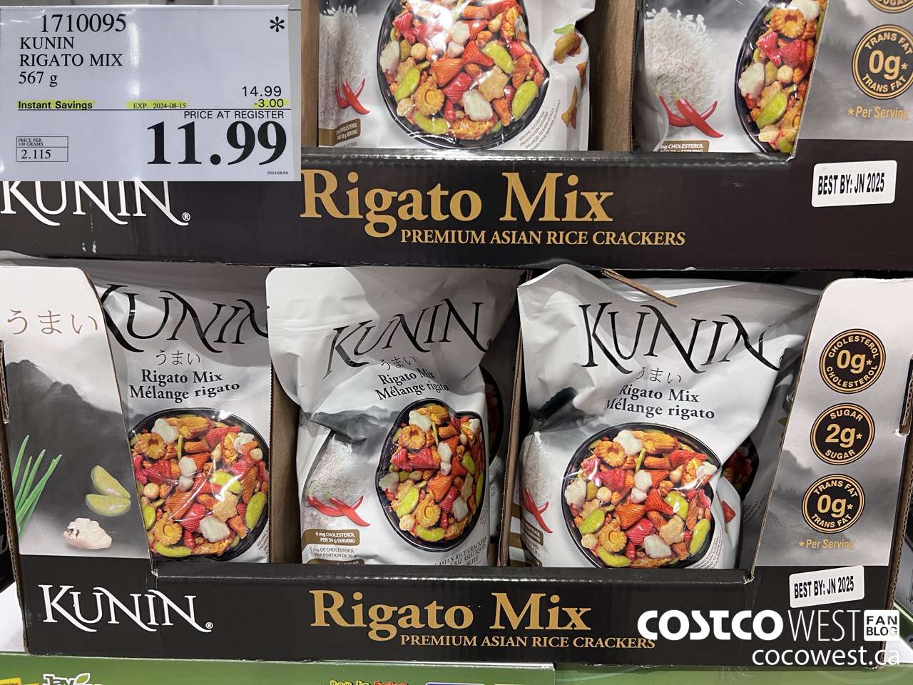 1710095 KUNIN RIGATO MIX 567G ($3.00 INSTANT SAVINGS EXPIRES ON 2024-08-15) $11.99