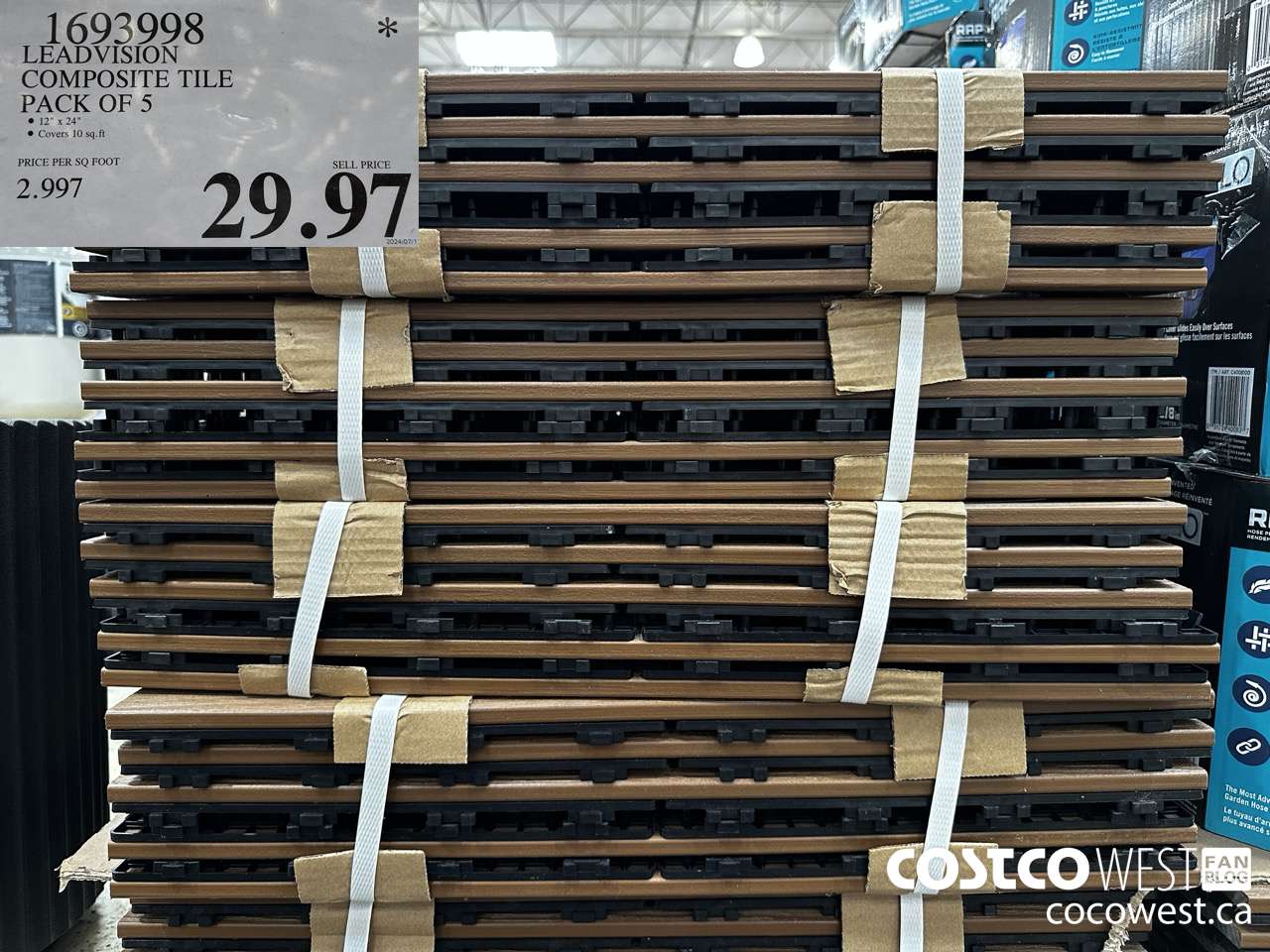 1693998 LEADVISION COMPOSITE TILE PACK OF 5 $29.97