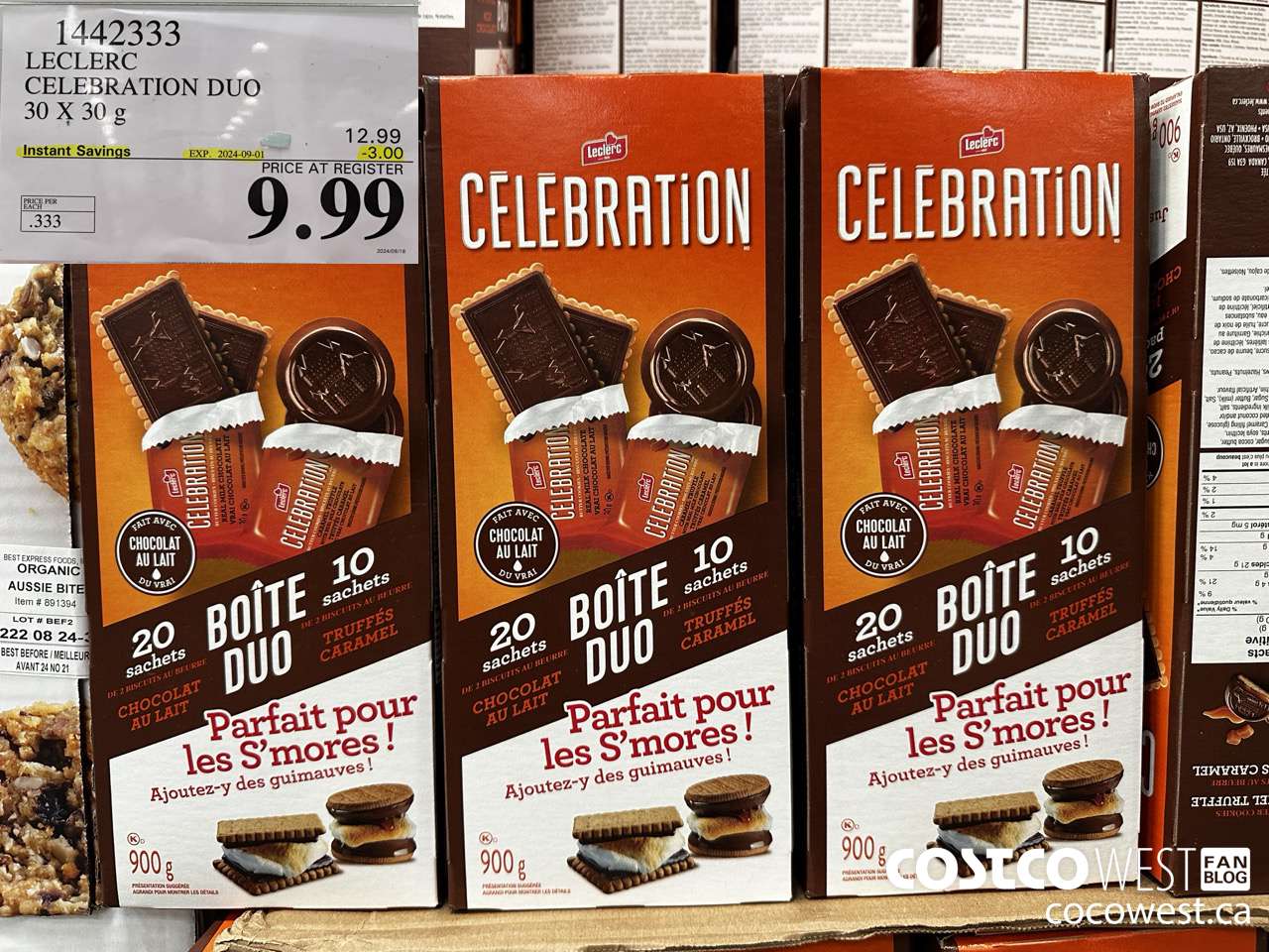 1442333 LECLERC CELEBRATION DUO 2 PACK 30 X 30 g ($3.00 INSTANT SAVINGS EXPIRES ON 2024-09-01) $9.99