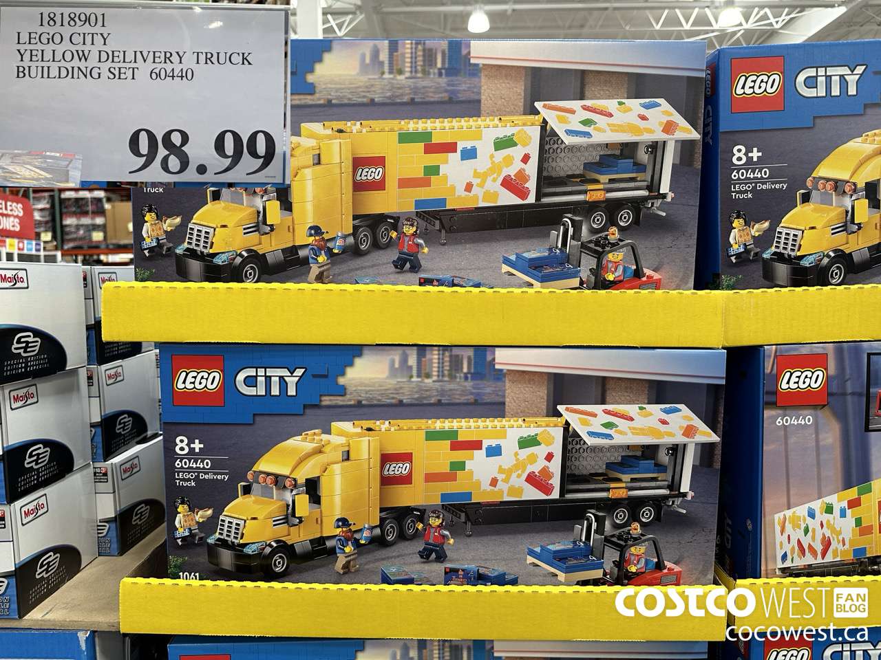 1818901 LEGO CITY YELLOW DELIVERY TRUCK BUILDING SET 60440 $98.99