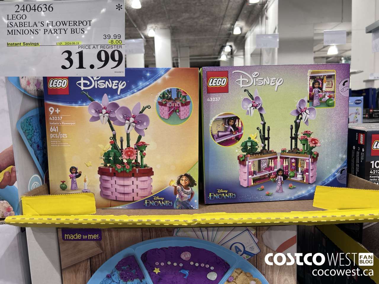 2404636 LEGO DISNEY IASEBELLA'S FLOWERPOT/MINIONS' PARTY BUS ($8.00 INSTANT SAVINGS EXPIRES ON 2024-08-18) $31.99