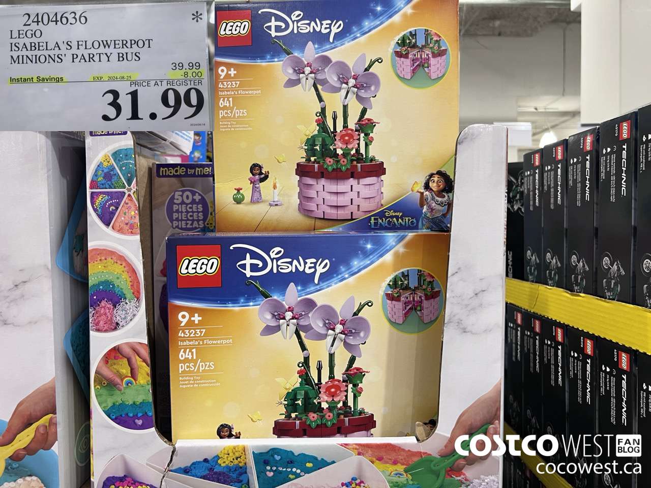 2404636 LEGO DISNEY IASEBELLA'S FLOWERPOT/MINIONS' PARTY BUS ($8.00 INSTANT SAVINGS EXPIRES ON 2024-08-25) $31.99