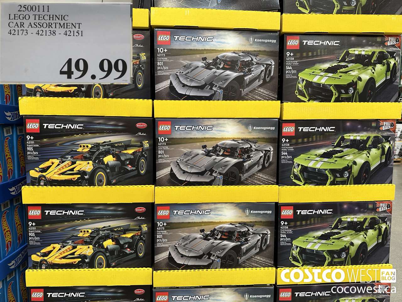 2500111 LEGO TECHNIC CAR ASSORTMENT 42173 - 42138 - 42151 $49.99