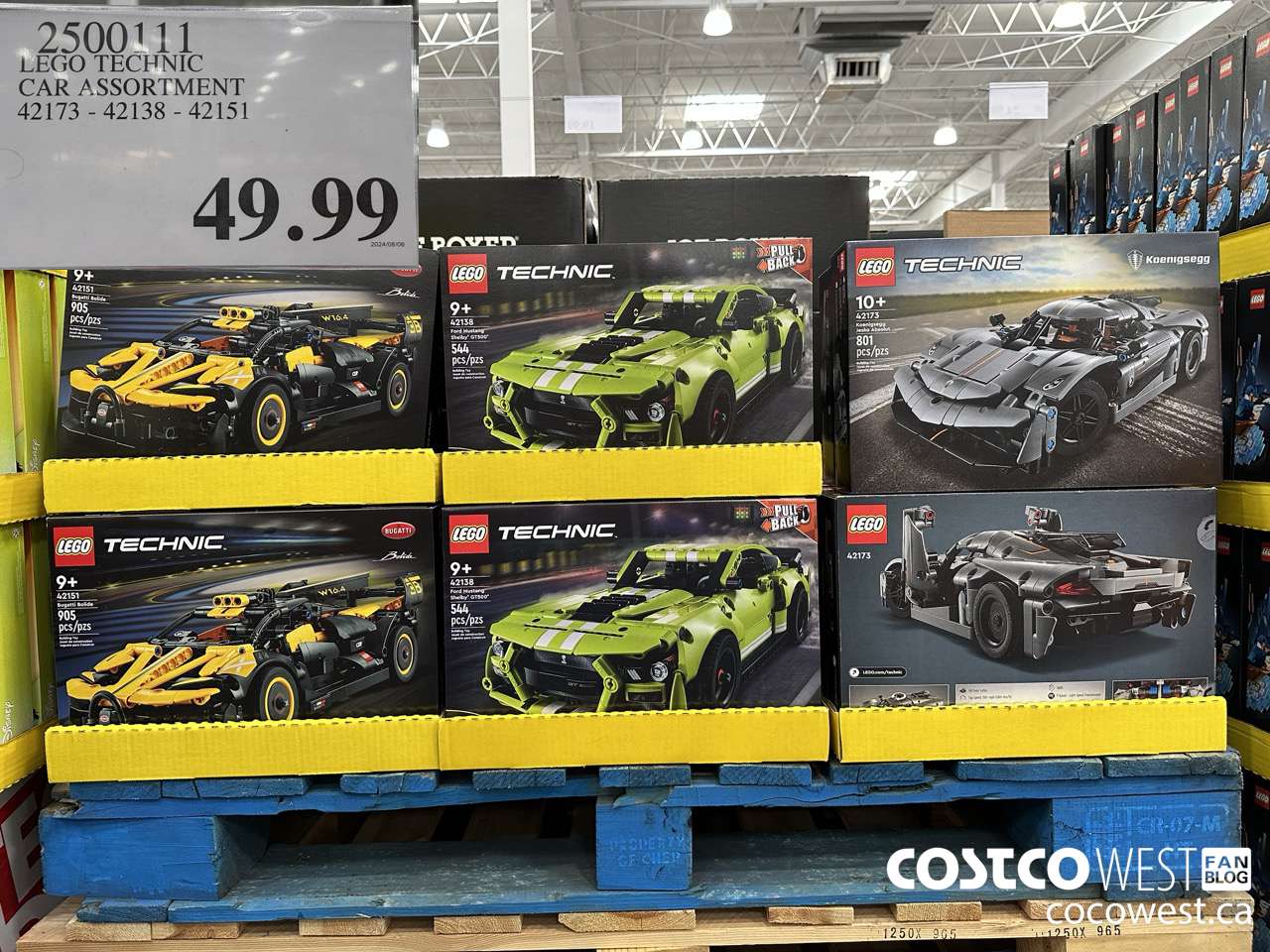 2500111 LEGO TECHNIC CAR ASSORTMENT 42173 - 42138 - 42151 $49.99