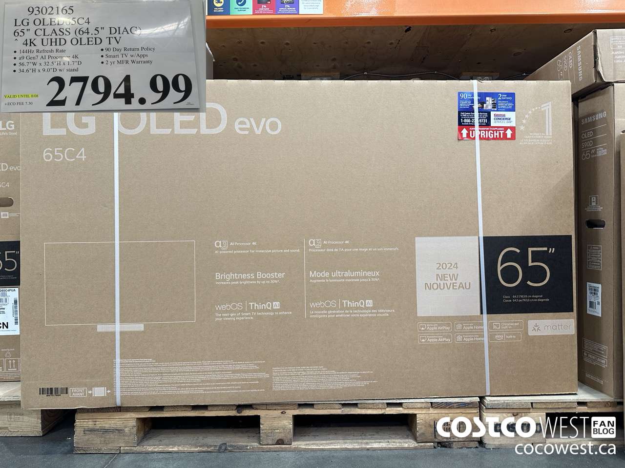 9302165 LG OLED65C4 65