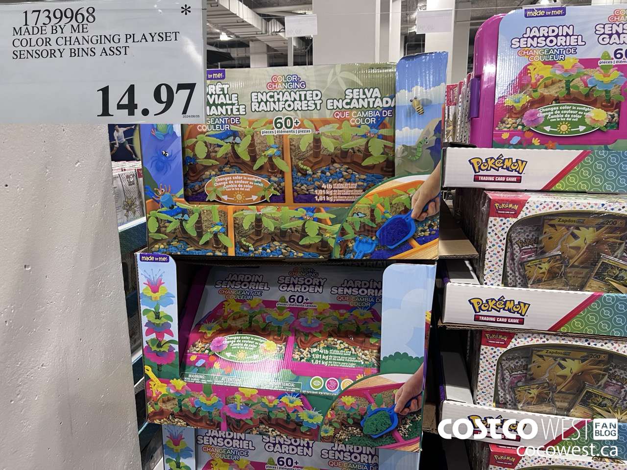 1739968 MADE BY ME COLOR CHANGING PLAYSET SENSORY BINS ASST $14.97