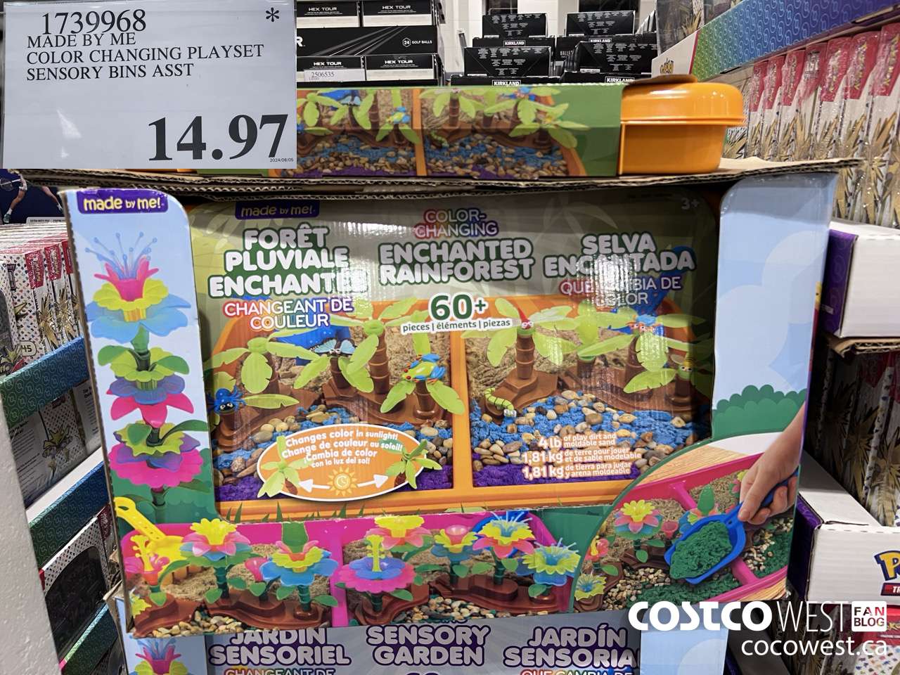 1739968 MADE BY ME COLOR CHANGING PLAYSET SENSORY BINS ASST $14.97