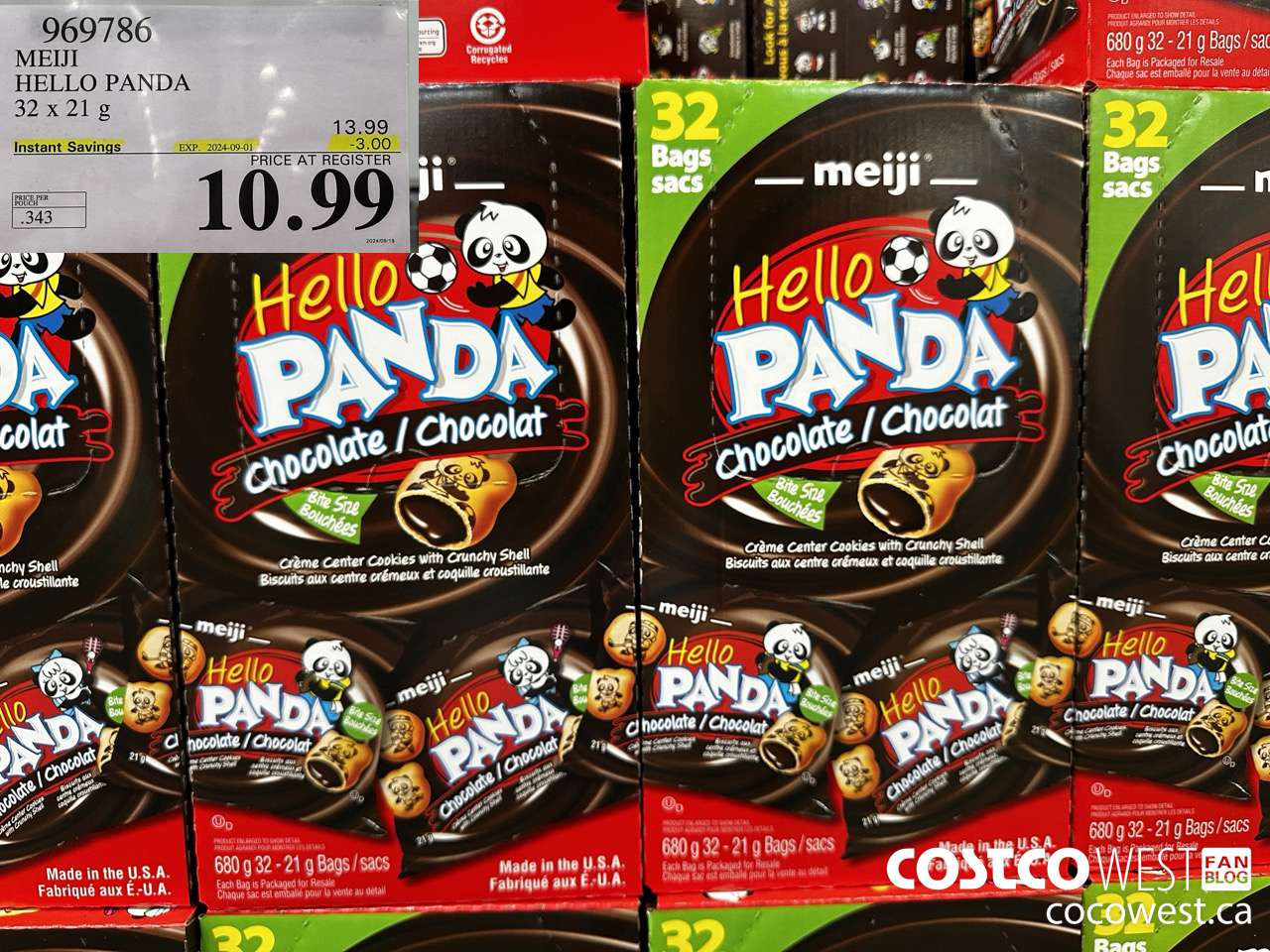 969786 MEIJI HELLO PANDA 32 x 21 g ($3.00 INSTANT SAVINGS EXPIRES ON 2024-09-01) $10.99