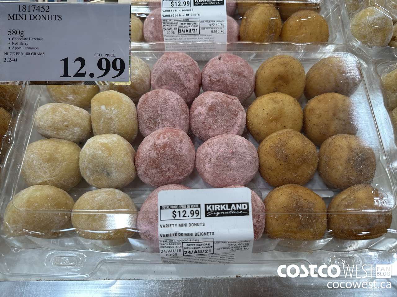 1817452 MINI DONUTS 580G $12.99