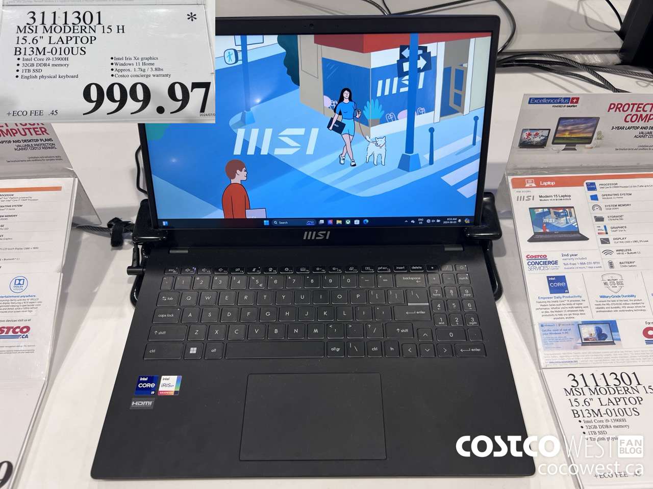 3111301 MSI MODERN 15 H 15.6