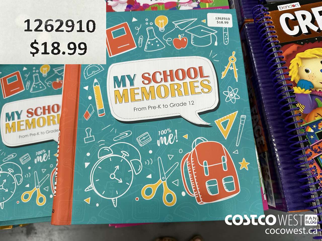 1262910 MY SCHOOL MEMORIES BOOK  $18.99